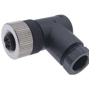 Conector Armable Hembra 90º M12 4P Para Sensor