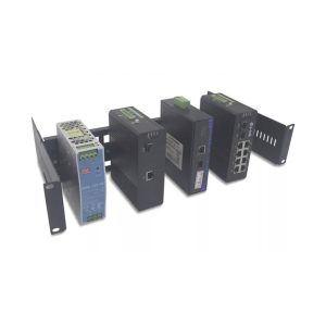 Soporte Rackeable 19" para Switch Industriales Riel DIN