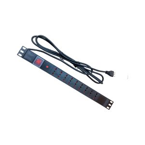 PDU Zapatilla Eléctrica 19"  9 Módulos 10 Amperes