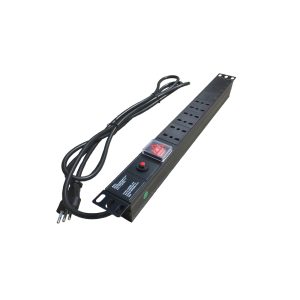 PDU Zapatilla Eléctrica 19"  6 Módulos 10 Amperes
