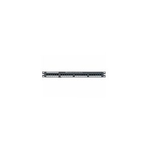 Patch Panel Placa vacia 24 posiciones Net.Key Negro