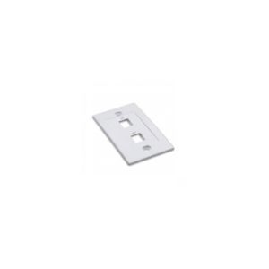 EXELINK Face plate 2 posiciones Net-Key Blanco