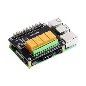 Módulo de Extensión 4 Relés para  RaspBerry Pi3 / Pi4 Apilable